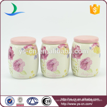 C12002C small ceramic pink coffee canister